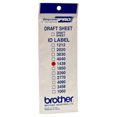 BROTHER Etiquetas identificadoras 14X38 - bolsa de 12 hojas en Huesoi