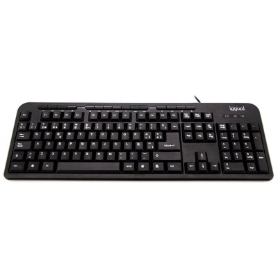 iggual Teclado multimedia CK-BASIC-120T negro en Huesoi