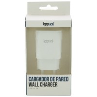 iggual Cargador de pared 1xUSB 5V/2A (10W) en Huesoi