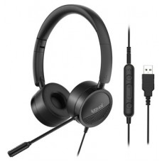 iggual Auriculares con micro Dual Tech USB/3,5 mm en Huesoi