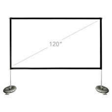 iggual Pantalla exterior portable 120" 265x149 cm en Huesoi