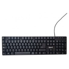 iggual Teclado estándar CK-FRAMELESS-105T negro en Huesoi