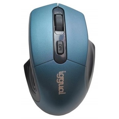 iggual Ratón inalámbrico ERGONOMIC-L-1600DPI azul en Huesoi