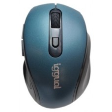 iggual Ratón inalámbrico ERGONOMIC-M-1600DPI azul en Huesoi