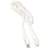 iggual cable USB-C/Lightning 100 cm blanco Q3.0 3A en Huesoi
