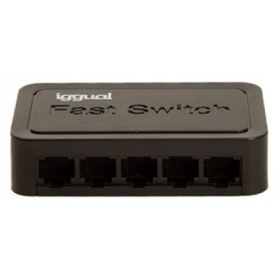 iggual FES500M Fast Ethernet Switch 5x10/100 Mbps en Huesoi