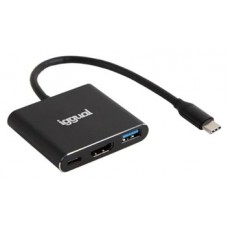 iggual Hub tipo C 3 en 1 HDMI USB3.0 PD100W en Huesoi