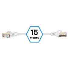 iggual Latiguillo CAT7 SFTP LSZH 15 metros blanco en Huesoi