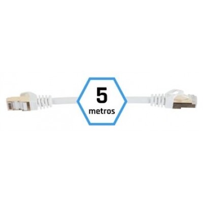 iggual Latiguillo CAT7 SFTP LSZH 5 metros blanco en Huesoi