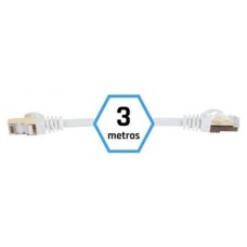 iggual Latiguillo CAT7 SFTP LSZH 3 metros blanco en Huesoi
