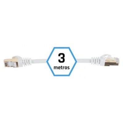 iggual Latiguillo CAT7 SFTP LSZH 3 metros blanco en Huesoi