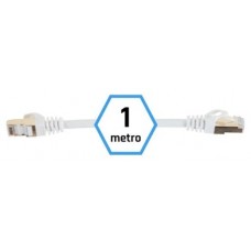iggual Latiguillo CAT7 SFTP LSZH 1 metro blanco en Huesoi