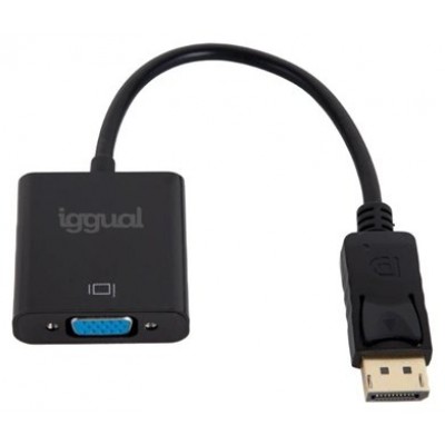 iggual Adaptador DisplayPort (M) a VGA (H) en Huesoi