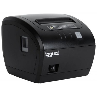 iggual Impresora térmica TP EASY 80 USB+RJ11 negra en Huesoi