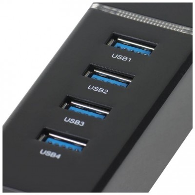 iggual Hub USB 3.0 tipo C x 4 puertos USB-A 3.0 en Huesoi