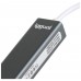 iggual Hub USB-A 3 puertos USB 3.0 + RJ45 Gigabit en Huesoi