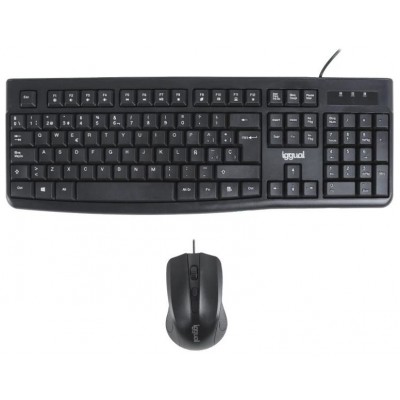 iggual Kit teclado y rat&oacute;n CMK-BUSINESS2 negro en Huesoi