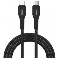 iggual Cable USB-C a tipo C 60W 3A 100 cm trenzado en Huesoi