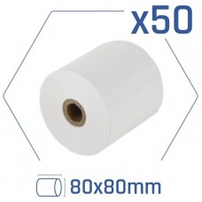 iggual Caja 50 rollos papel térmico sin BPA 80x80 en Huesoi iggual Caja 50 rollos papel térmico sin BPA 80x80 en Huesoi