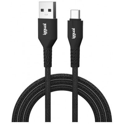 iggual Cable USB-A a tipo C 3A 100 cm trenzado en Huesoi