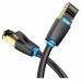 CABLE DE RED LATIGUILLO RJ45 CAT.8 SFTP AWG28 15 M NEGRO VENTION (Espera 4 dias) en Huesoi