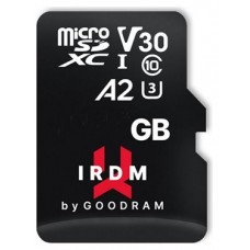 Goodram IRDM UHS-I U3 A2 Micro SD 64GB c/adap en Huesoi