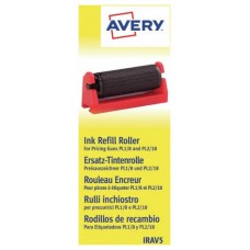 PACK 5 RODILLOS DE TINTA PARA ETIQUETADORAS PL 1/8, PL 2/18 AVERY IRAV5 (Espera 4 dias) en Huesoi