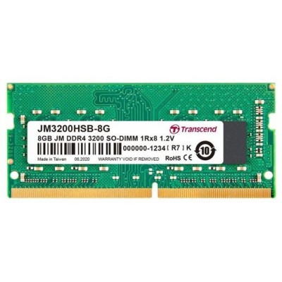 SODIMM DDR4 8GB 3200Mhz TRANSCEND 1.2V CL22 1Rx8 en Huesoi