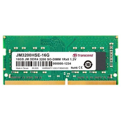 SODIMM DDR4 16GB 3200Mhz TRANSCEND 1.2V CL22 1Rx8 en Huesoi
