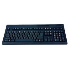 Teclado USB K-104 M + MCR mecanico, Lector de banda en Huesoi