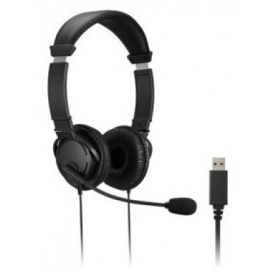 AURICULARES HI-FI USB CON MICROFONO Y CONTROL VOLUMEN  KENSINGTON K33065WW (Espera 4 dias) en Huesoi
