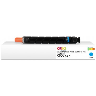 ARMOR OWA Toner Cian 3783B002 para Canon C-EXV34 C / 3783 B 002 19 000p en Huesoi