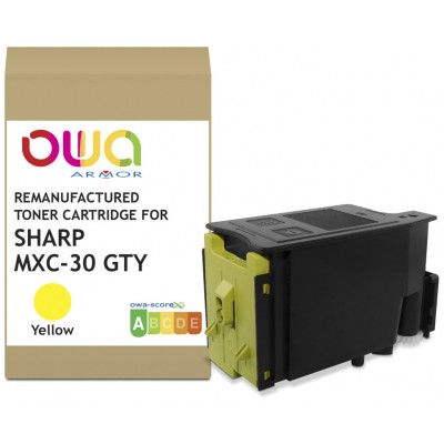 ARMOR toner OWA para SHARP MXC30GTY Y 6K en Huesoi