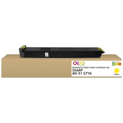 ARMOR toner OWA para SHARP MX51GTYA Y 18K en Huesoi