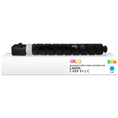 ARMOR OWA Toner Cian 0485C002 para Canon C-EXV51L C / 0485 C 002 26 000p en Huesoi