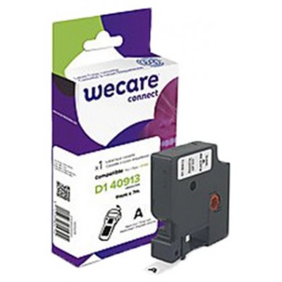 ARMOR    WECARE Etiqueta Blanca Texto negro para DYMO D1 43613 6mmx7m en Huesoi