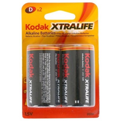 PILAS LR20 KODAK ALCALINA XTRALIFE D 2 UNIDADES en Huesoi