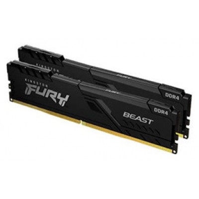 MEMORIA KINGSTON FURY BEAST BLACK DDR4 32GB (KIT 2) 3200MHZ  CL16   1GX8   - KF432C16BB1K2/32 (Espera 4 dias) en Huesoi