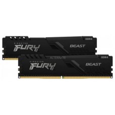 MEMORIA KINGSTON FURY BEAST BLACK DDR4 64GB (KIT 2) 3200MHZ  CL16     - KF432C16BBK2/64 (Espera 4 dias) en Huesoi