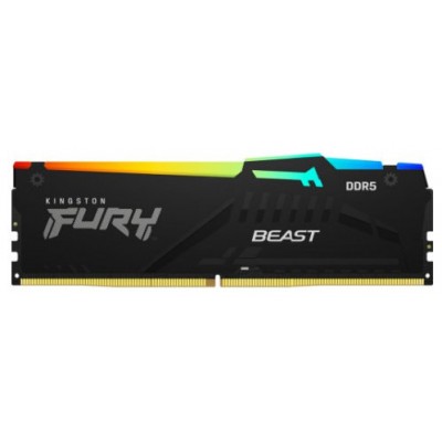 MEMORIA KINGSTON FURY BEAST RGB DDR5 32GB 5200MT/S  CL40  KF (Espera 4 dias) en Huesoi