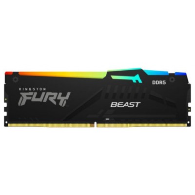 MEMORIA KINGSTON FURY BEAST RGB DDR5 8GB 5200MT/S  CL40  KF5 (Espera 4 dias) en Huesoi