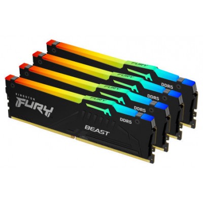 Kingston Technology FURY Beast RGB módulo de memoria 64 GB 4 x 16 GB DDR5 (Espera 4 dias) en Huesoi