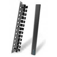 ORGANIZADOR CABLES EN ESPIRAL 24 PUERTOS NEGRO VENTION (Espera 4 dias) en Huesoi