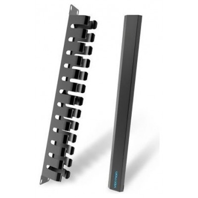 ORGANIZADOR CABLES EN ESPIRAL 24 PUERTOS NEGRO VENTION (Espera 4 dias) en Huesoi