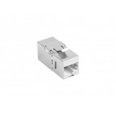 ADAPTADOR LANBERG CAT6 FTP HEMBRA THRU KEYSTONE RJ45 A RJ45, 90 GRADOS en Huesoi