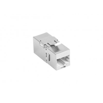 ADAPTADOR LANBERG CAT6 FTP HEMBRA THRU KEYSTONE RJ45 A RJ45, 90 GRADOS en Huesoi