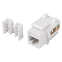 CONECTOR KEYSTONE LANBERG CAT.6 UTP RJ45 90 GRADOS en Huesoi