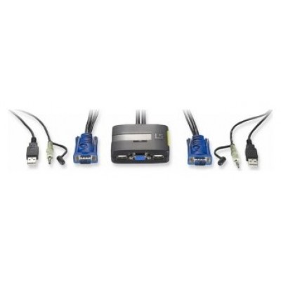CONMUTADOR AUTOMATICO LEVEL ONE V/T/M 1a2 CPUs USB en Huesoi