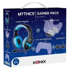 PACK GAMER KONIX PS4 HEADSET GAMING + BASE DE CARGA en Huesoi