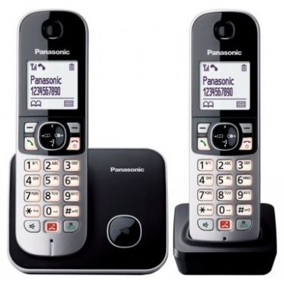 TELEFONO PANASONIC KX-TG6852 DUO BK en Huesoi